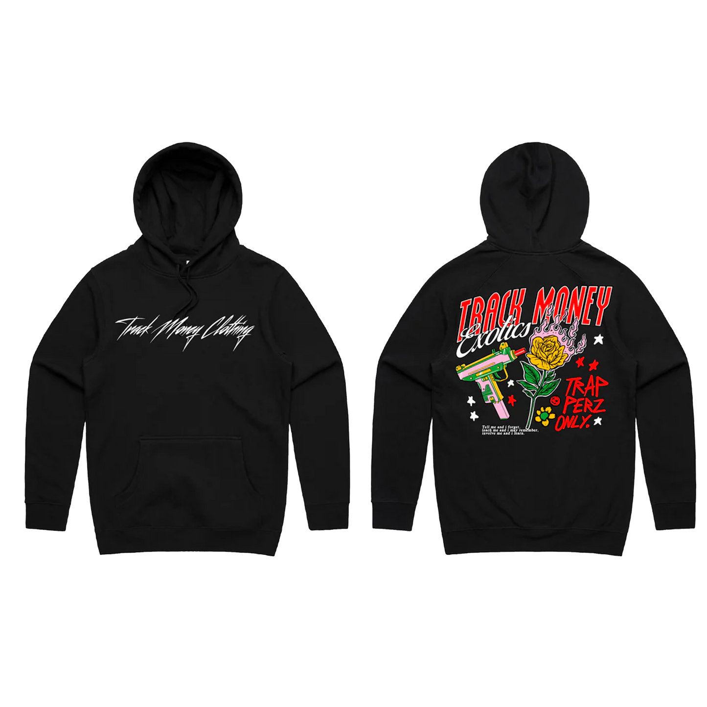 "Guns N Roses" Black Heavyweight Hoodie