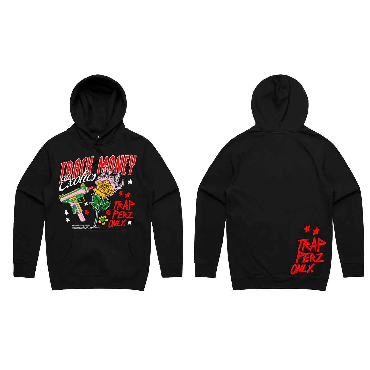 "Guns N Roses" Black Heavyweight Hoodie
