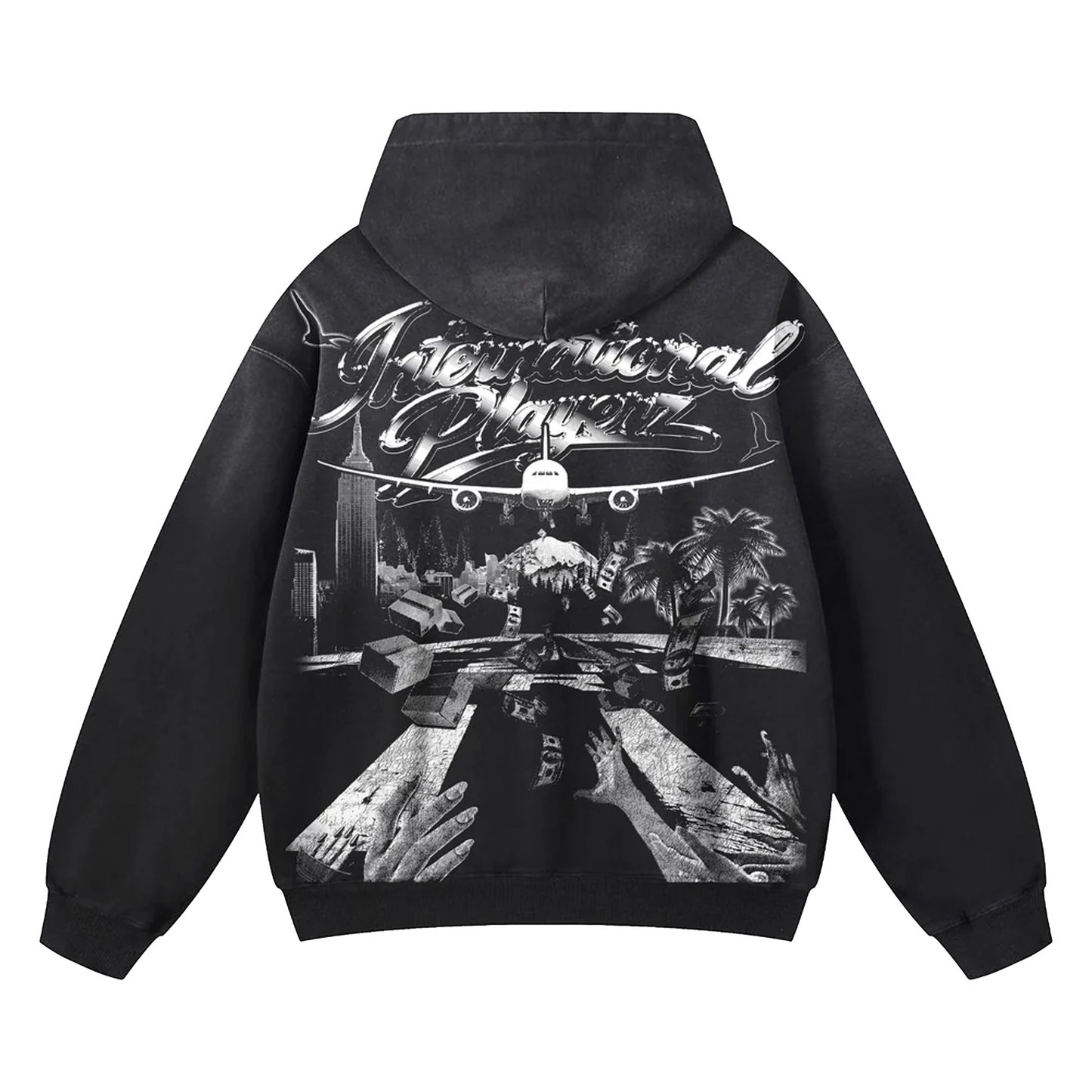 "International Playerz" Heavyweight Hoodie