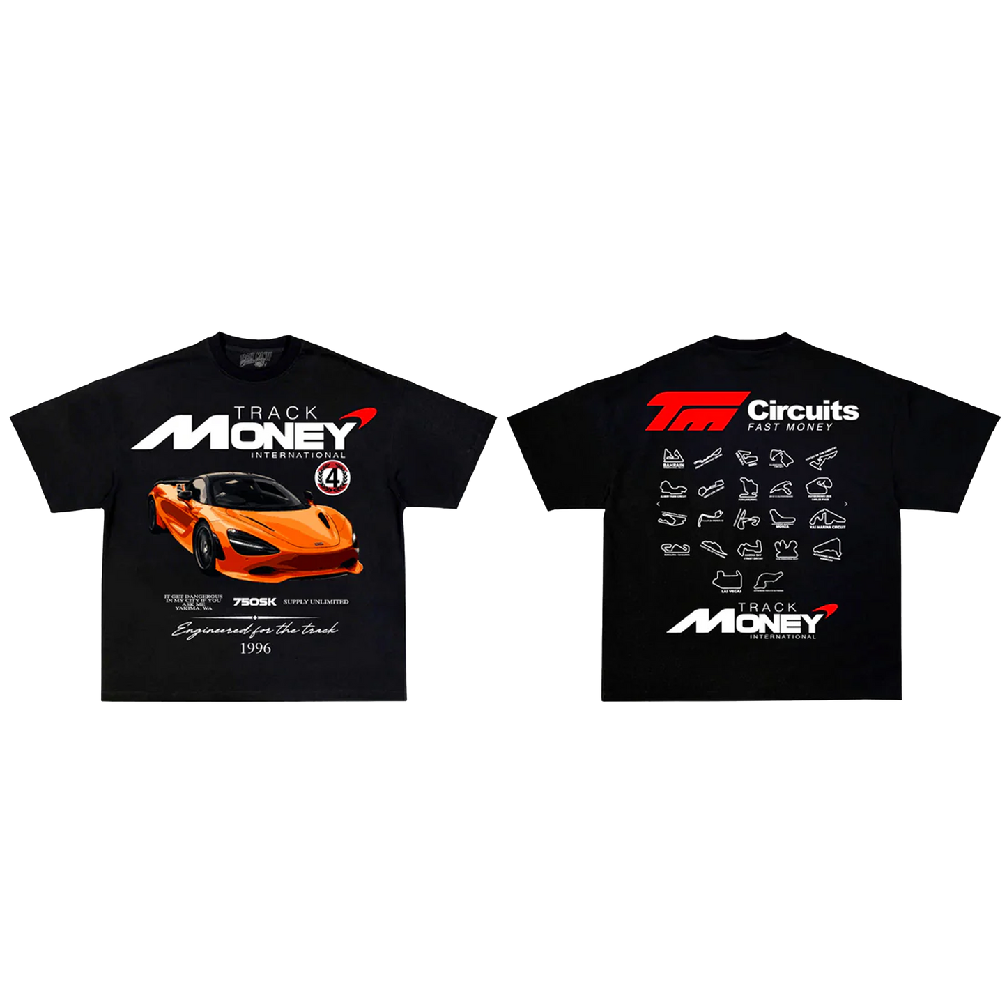 "F1 Track Money" Oversized Tee
