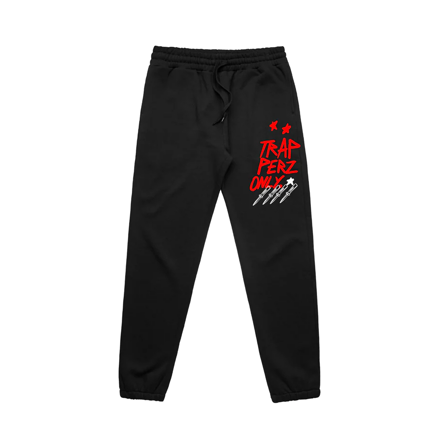 "TRAPPERZ ONLY" Black Premium Joggers