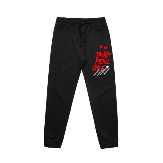 "TRAPPERZ ONLY" Black Premium Joggers