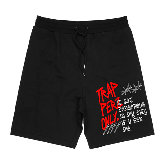"Guns N Roses" Black Premium Shorts