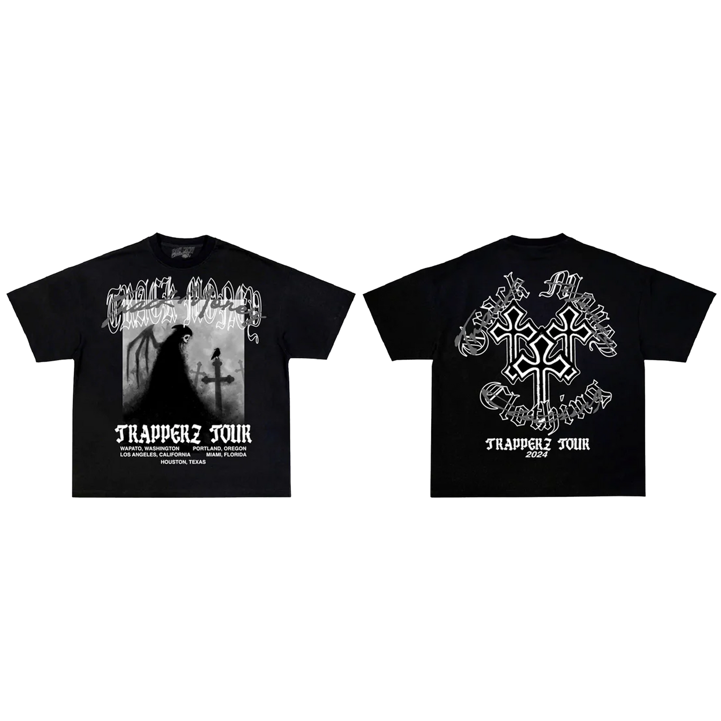 "TRAPPERZ TOUR" Oversized Tee